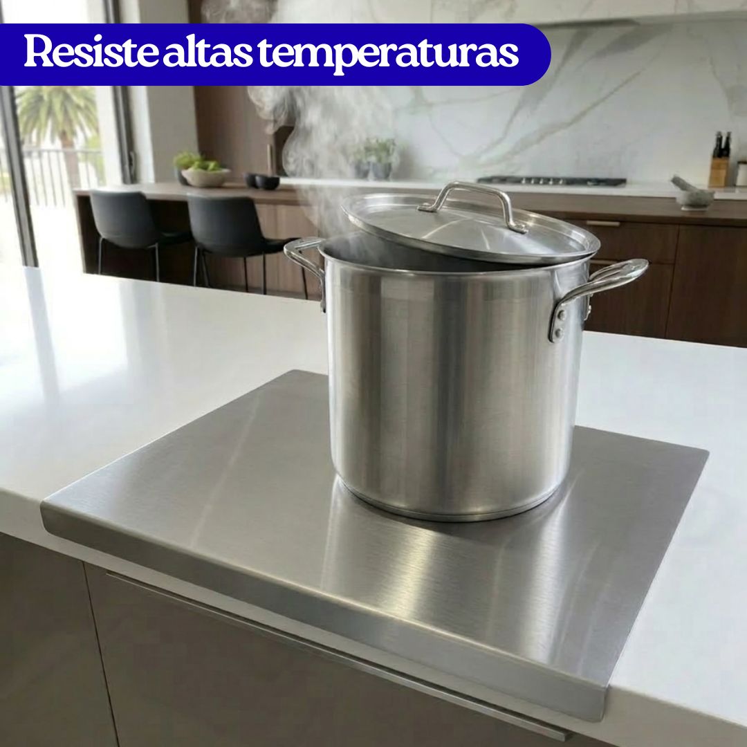 Tabla de picar de acero inoxidable 304 🛡️